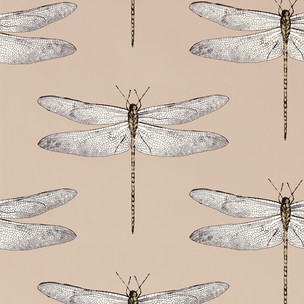 Demoiselle Wallpaper 113142 by Harlequin in Positano First Light Taupe